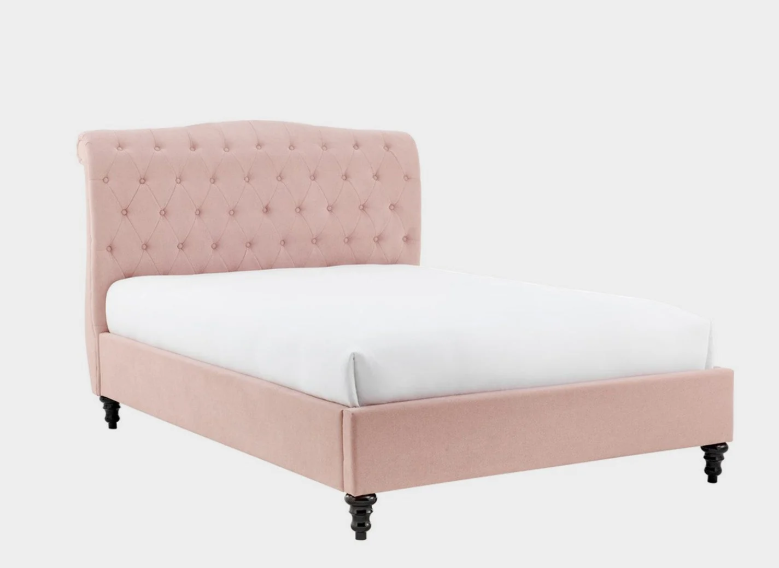 Rosa Bed Pink Double Bed
