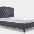 Rosa Bed Dark Grey Double Bed