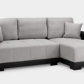 Cimiano Sofabed Black/Grey Right Hand Facing Corner