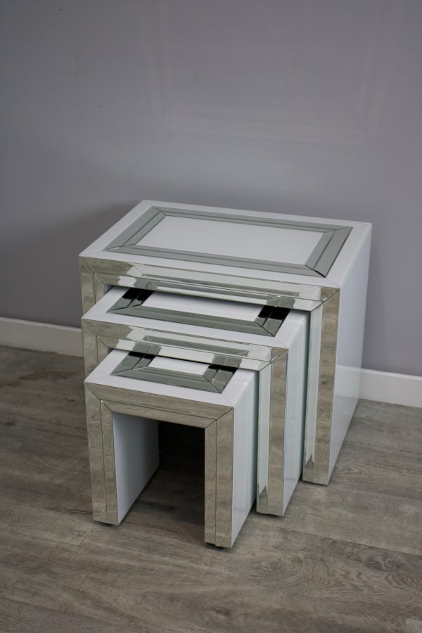 Bianco Nest Of 3 Tables