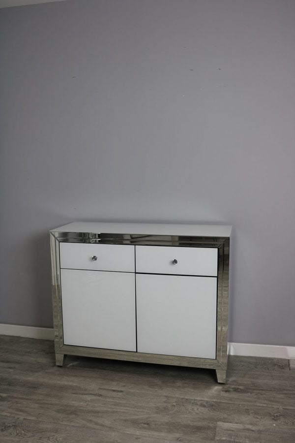 Bianco 2 Drawer & Cupboard