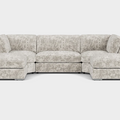 Bishop Fullback Sofa Truffle U Shape Corner
