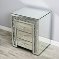 Mocka 3 Drawer Bedside Cabinet