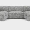 Bishop Fullback Sofa Platinum U Shape Corner