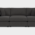 Carnaby Sofa Black U Shape Corner