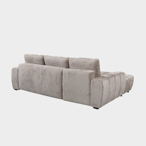 Gray sofa on a white background