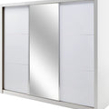 Siena 12 Sliding Door Wardrobe 258cm with LED