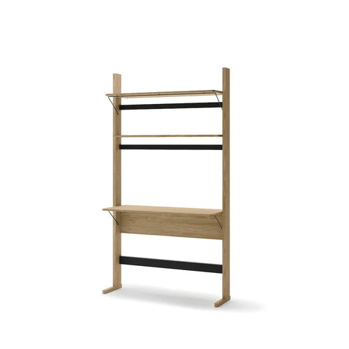 Desk With Bookcase 108cm