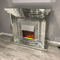 Mirrored Fireplace