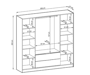 Hinged Door Wardrobe