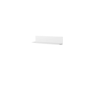 Rectangular white object on a transparent background