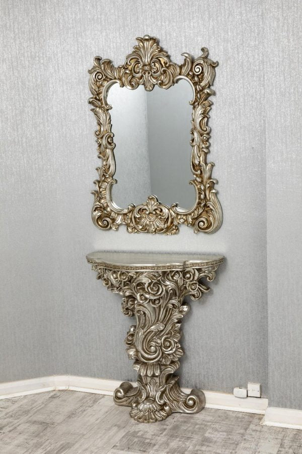 Console Table & Mirror