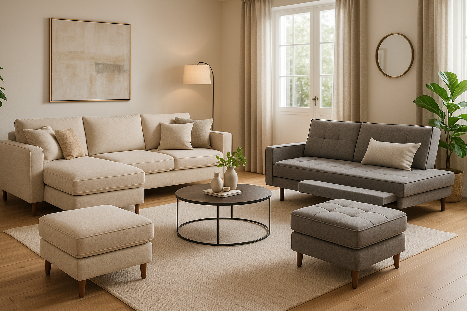 generate imagee for living room items ollection Transform your living room into a space of comfort and style with our premium collection of sofas, sofa beds, and footstools.

Designed for modern living, each piece combines durability with elegance to suit any home décor. Create the perfect spot to relax, entertain, and enjoy every moment.

